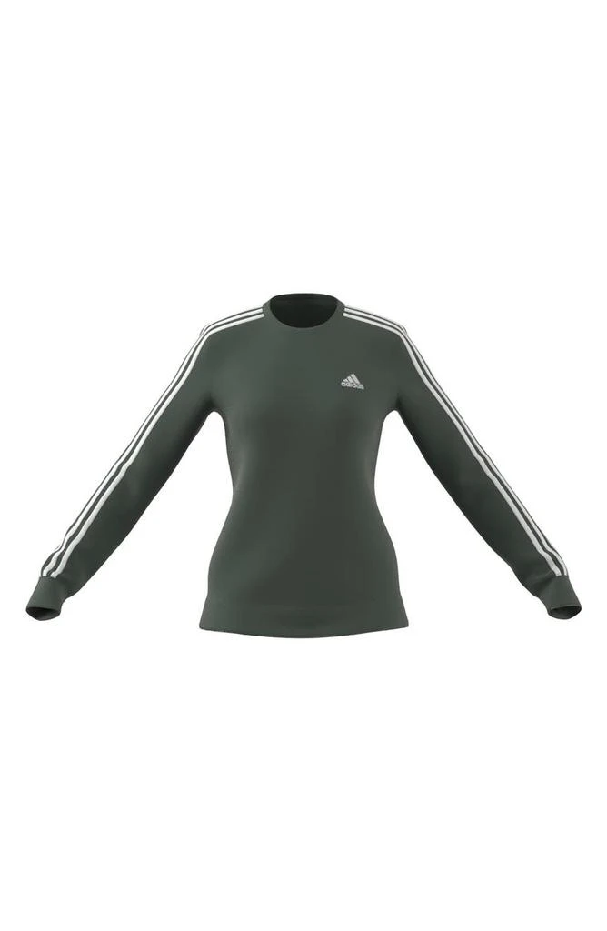 商品Adidas|Essentials 3-Stripes Crewneck Long Sleeve Top,价格¥299,第1张图片