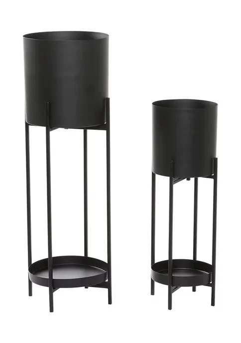 商品Monroe Lane|Lane Modern Metal Planter   Set Of 2,价格¥2095,第5张图片详细描述