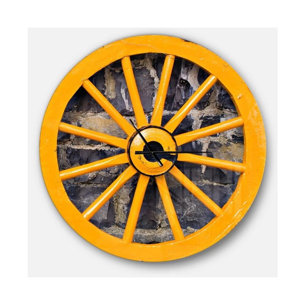 商品Design Art|Designart Oversized Farmhouse Round Metal Wall Clock - 36 x 36,价格¥3512,第1张图片