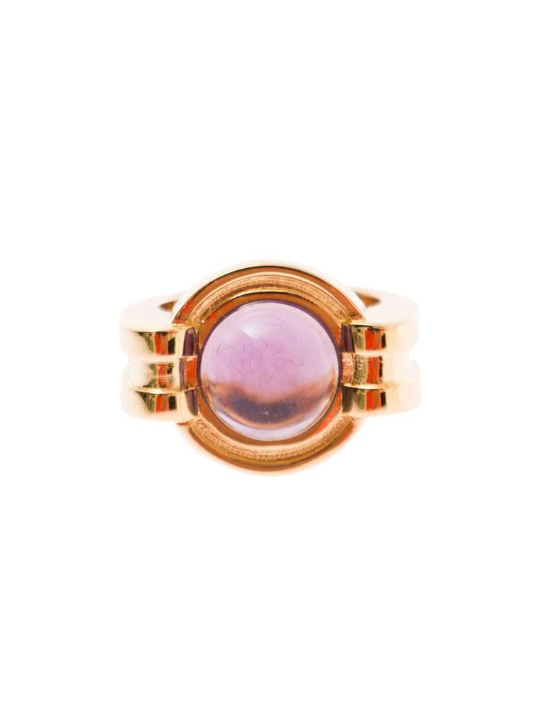 商品Leda Madera|Sophia  Gold Plated Brass Rings wirh Purple Stone detail Leda Madera Woman,价格¥1105,第3张图片详细描述