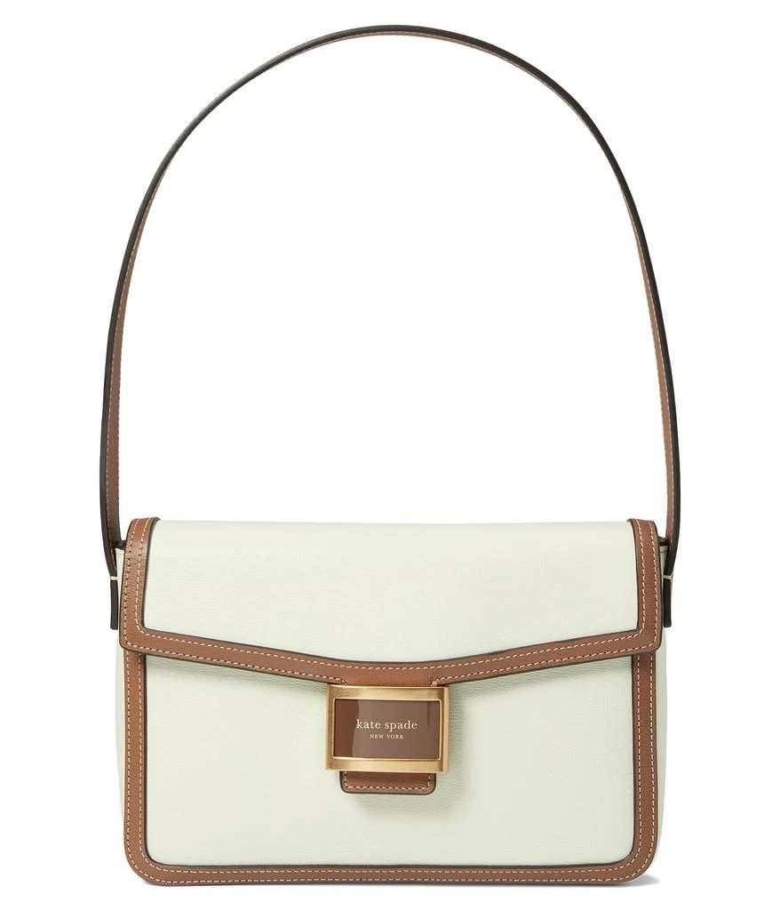 商品Kate Spade|Katy Color-Blocked Textured Leather Medium Shoulder Bag,价格¥1577,第1张图片