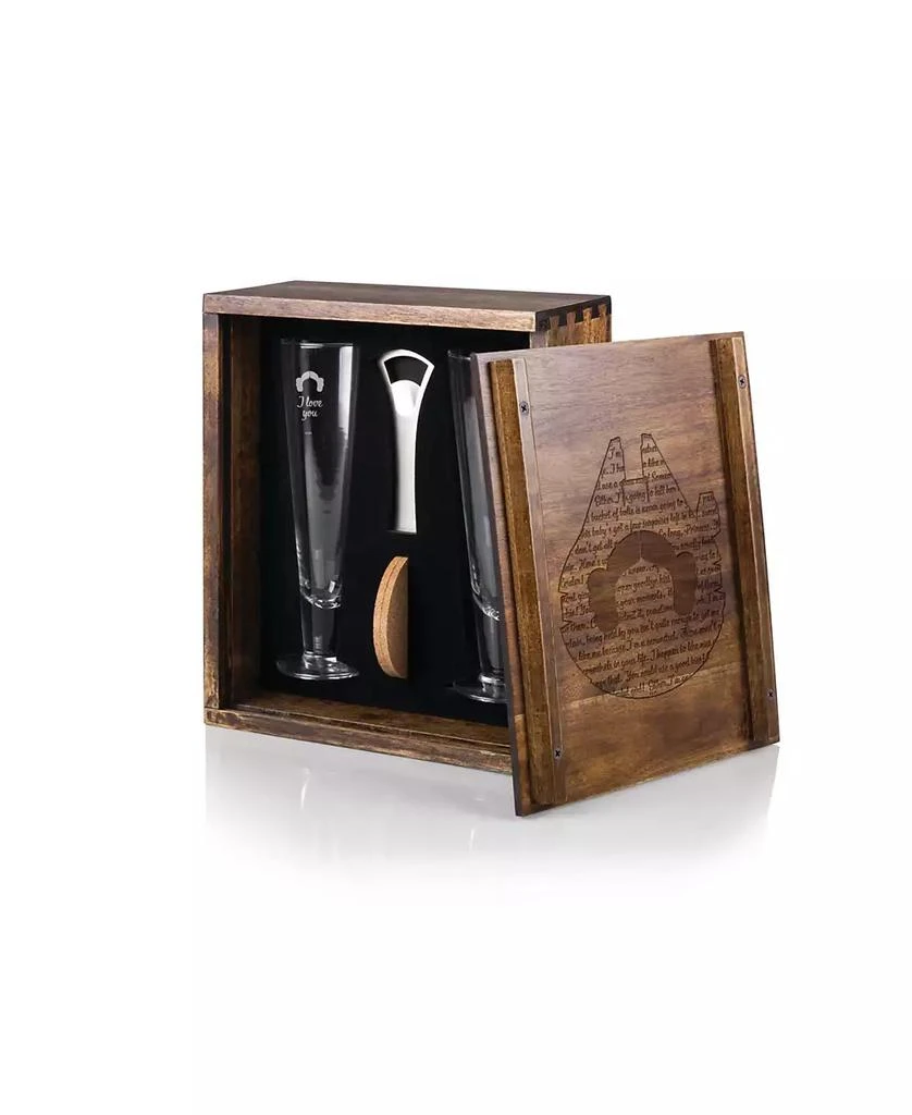 商品Legacy|Star Wars Han and Leia Beverage Glass Gift Set, 6 Pieces,价格¥943,第2张图片详细描述