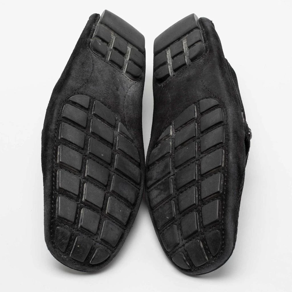 Louis Vuitton Black Suede Monte Carlo Loafers Size 42 商品