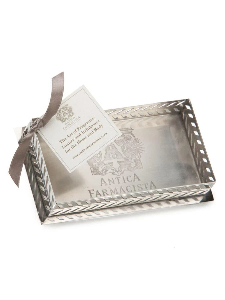 商品Antica Farmacista|Nickel-Plated Decorative Tray for Bath & Body,价格¥165,第1张图片