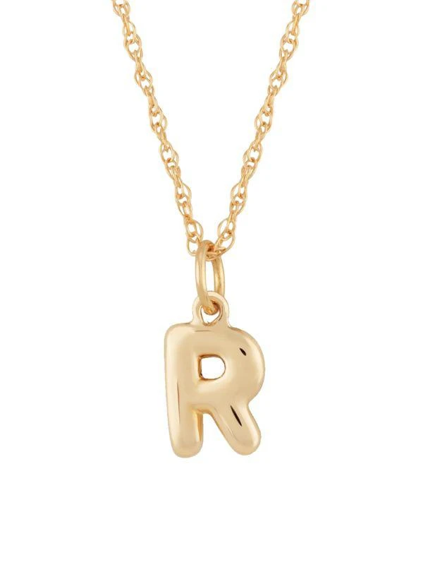 商品Saks Fifth Avenue|14K Yellow Gold Letter Pendant Necklace,价格¥1704,第1张图片