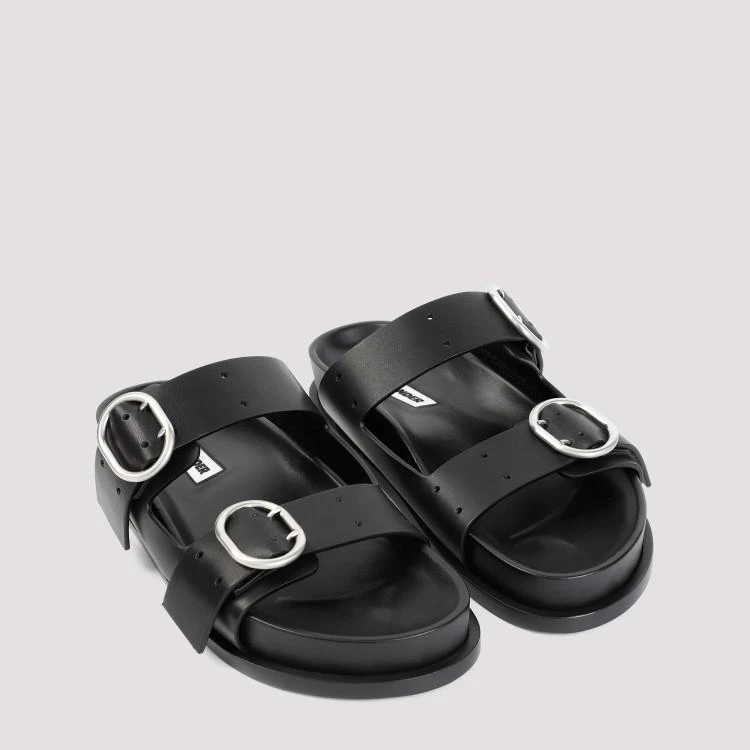 商品Jil Sander|Black Leather Sandals,价格¥6486,第5张图片详细描述