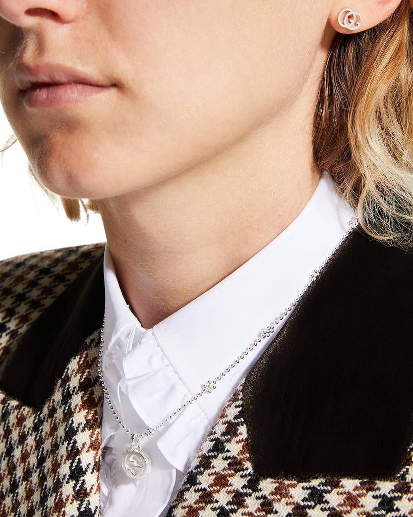 商品Gucci|Interlocking G Necklace, Silver,价格¥2979,第7张图片详细描述
