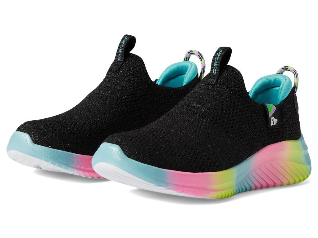 SKECHERS]Sport - Ultra Flex 3.0-Color Joy 302249L (Little Kid/Big Kid)  人造革+纺织面料鞋面, 纺织面料衬里价格¥371