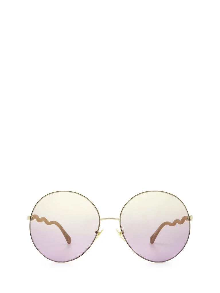 商品Chloé|Chloé CH0055S gold female sunglasses,价格¥1890,第1张图片