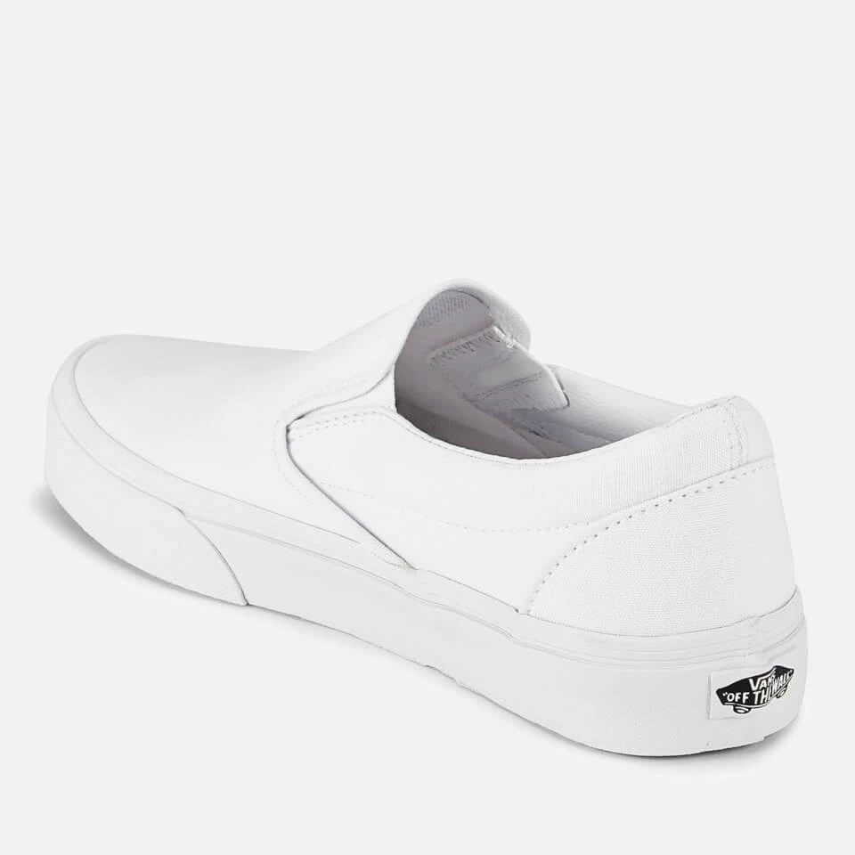 商品Vans|VANS CLASSIC SLIP-ON CANVAS TRAINERS - TRUE WHITE,价格¥232,第5张图片详细描述