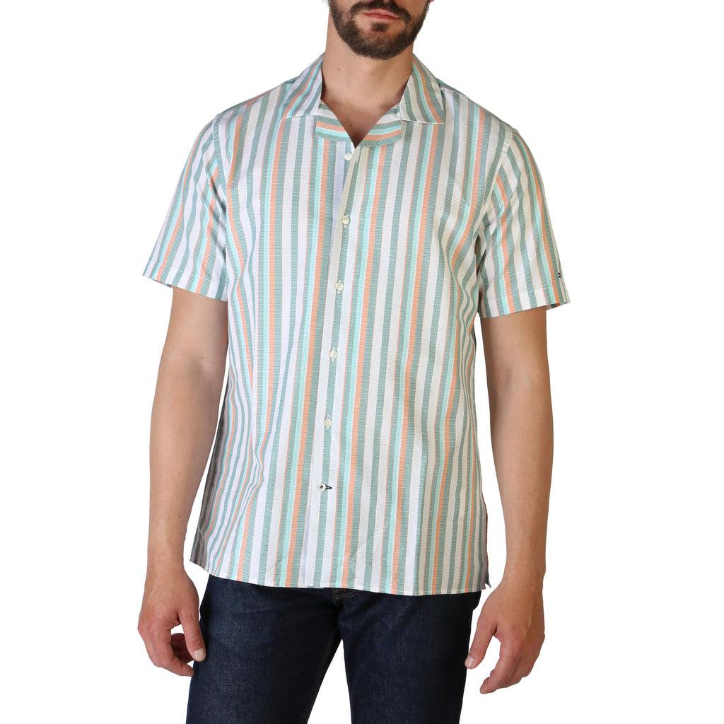 Tommy Hilfiger short sleeve cotton Shirts商品第1张图片规格展示
