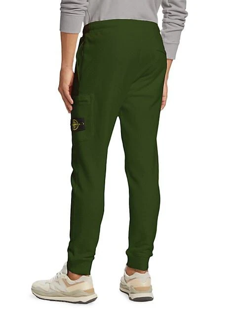 商品Stone Island|Core Logo Fleece Sweatpants,价格¥1396,第5张图片详细描述