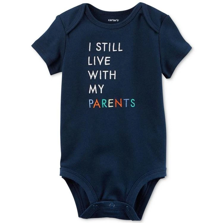 商品Carter's|I Still Live With My Parents Bodysuit, Baby Boys (0-24 months),价格¥30,第1张图片