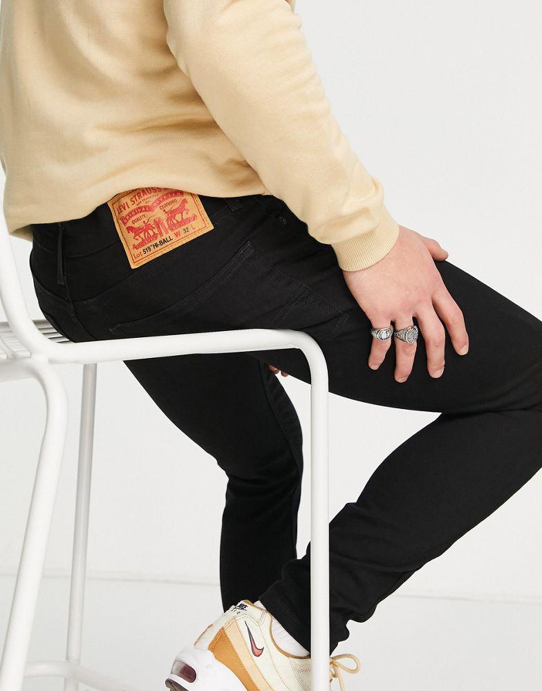 Levi's 519 super skinny jeans in black商品第3张图片规格展示