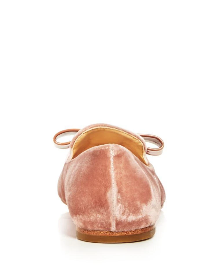 商品Ivanka Trump|丝绒面尖头平底鞋,价格¥289,第4张图片详细描述