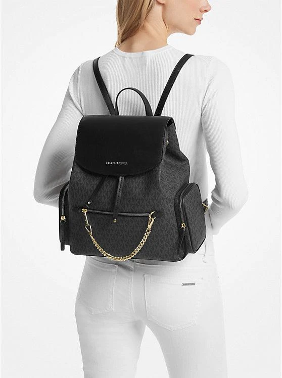 商品Michael Kors|Jet Set Large Logo Backpack,价格¥1468,第4张图片详细描述