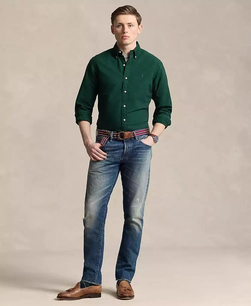 商品Ralph Lauren|Men's The Iconic Cotton Oxford Shirt,价格¥688,第3张图片详细描述