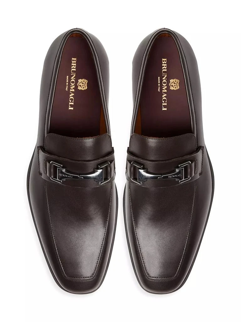 商品Bruno Magli|Raging Bit Leather Loafers,价格¥2933,第4张图片详细描述