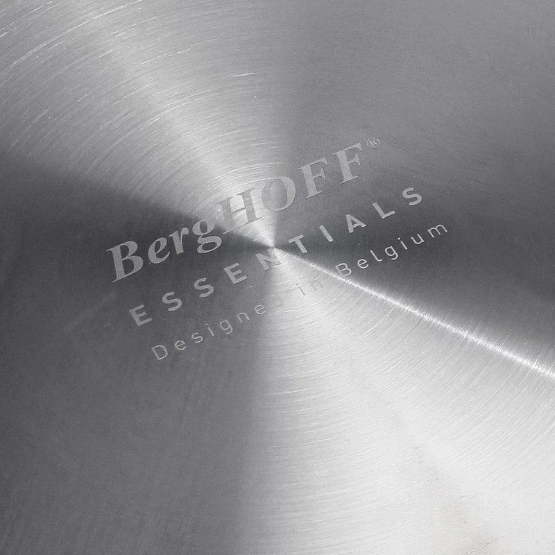商品BergHOFF|BergHOFF Professional Stainless Steel 10/18 Tri-Ply 5.2 Qt Saute Pan and SS Lid, 11",价格¥673,第2张图片详细描述