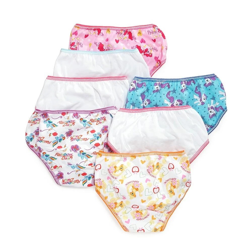 商品Disney|My Little Pony Cotton Underwear, 7-Pack, Little Girls & Big Girls,价格¥77,第2张图片详细描述