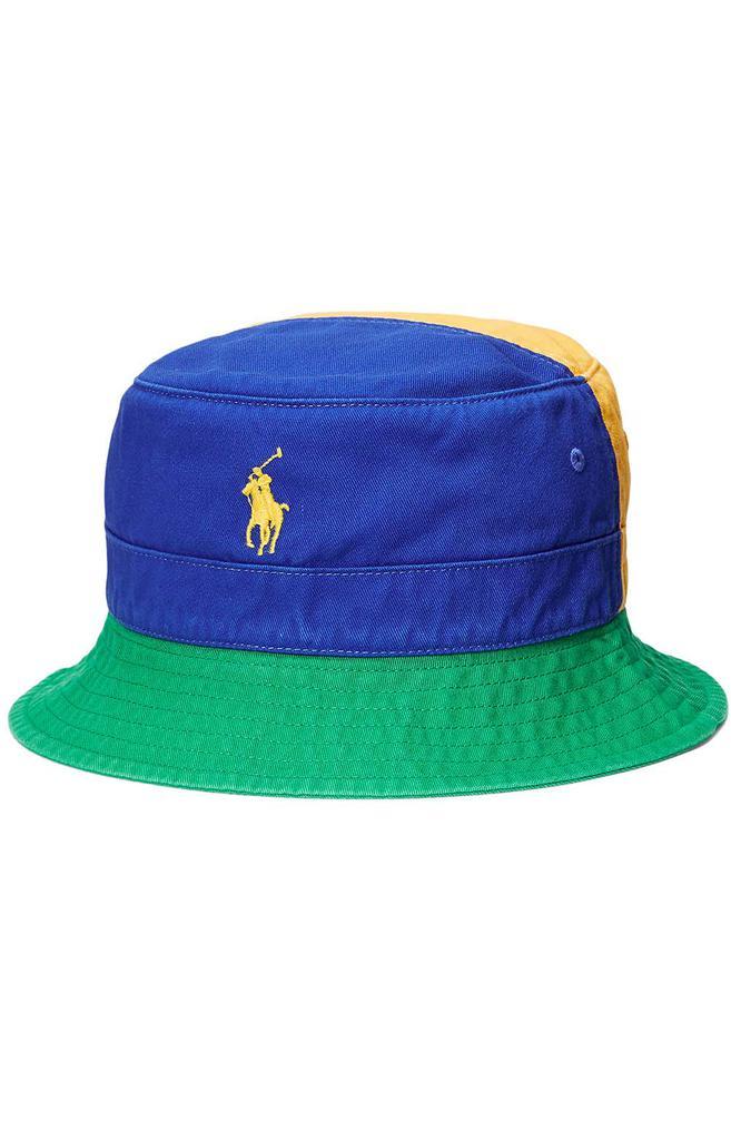 商品Ralph Lauren|Twill Loft Bucket Hat - Pacific Royal/Yellowfin/Multi,价格¥383,第1张图片