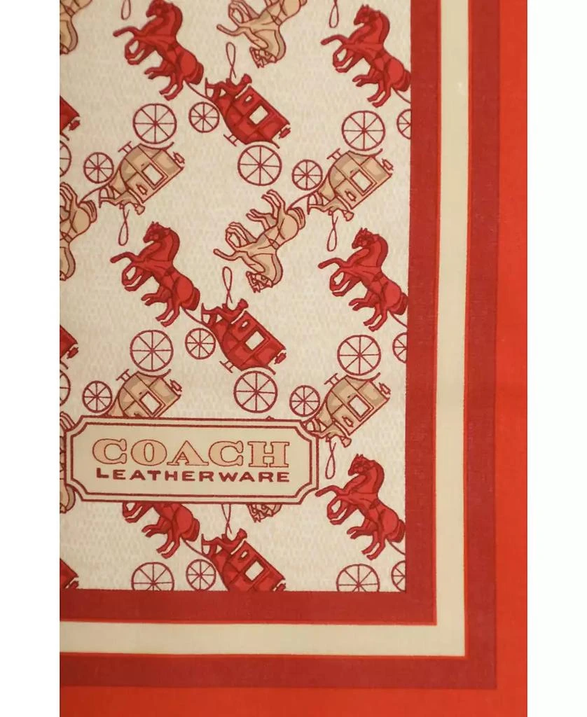 商品Coach|Women's Horse and Carriage Bandana,价格¥721,第3张图片详细描述