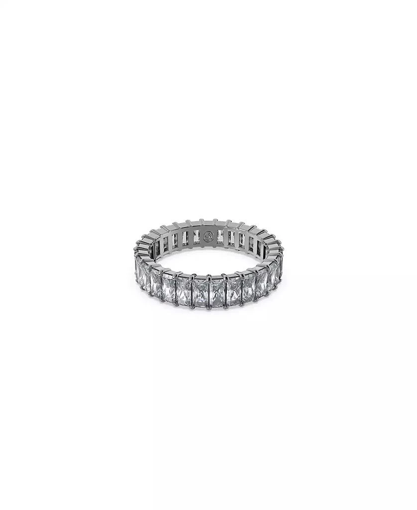 商品Swarovski|Crystal Baguette Cut Gray Matrix Ring,价格¥1264,第1张图片