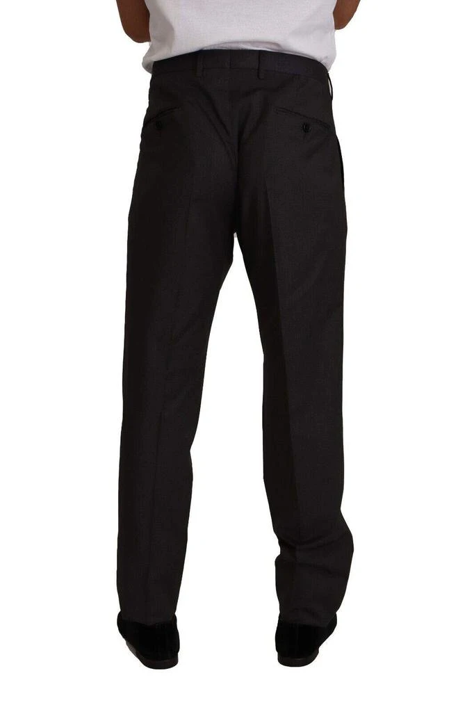 商品Dolce & Gabbana|Dolce & Gabbana Gray Wool Formal Tuxedo Trouser Dress Pants,价格¥2224,第2张图片详细描述