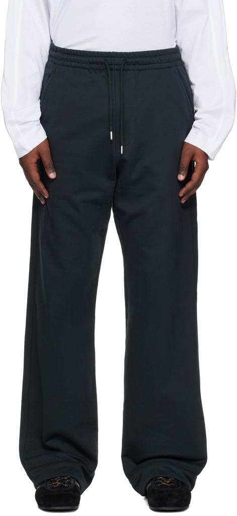 Calça de fato de treino preta com cordão image 2