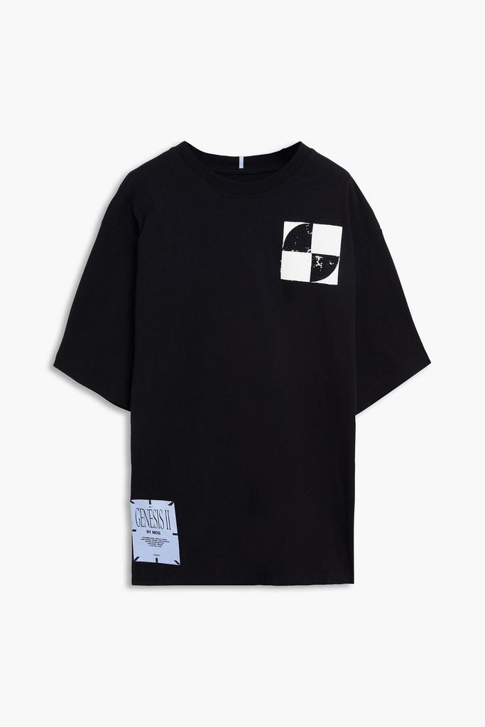 商品Alexander McQueen|Printed cotton-jersey T-shirt,价格¥723,第1张图片