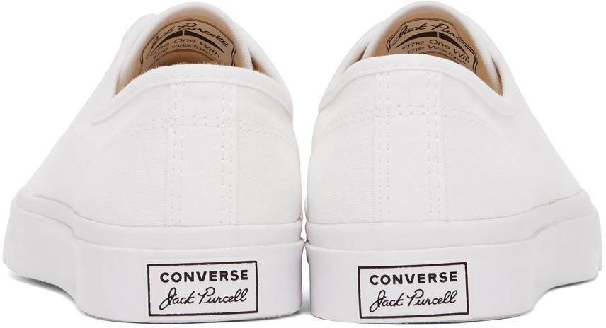 商品Converse|White Jack Purcell OX Sneakers,价格¥500,第6张图片详细描述