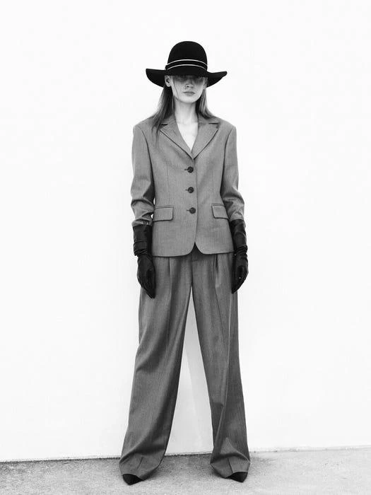 商品AVA MOLLI|One Tuck Wide Pt (COCOA),价格¥1243,第2张图片详细描述