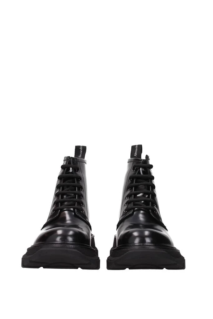 商品Alexander McQueen|Ankle Boot Leather Black,价格¥2381,第3张图片详细描述