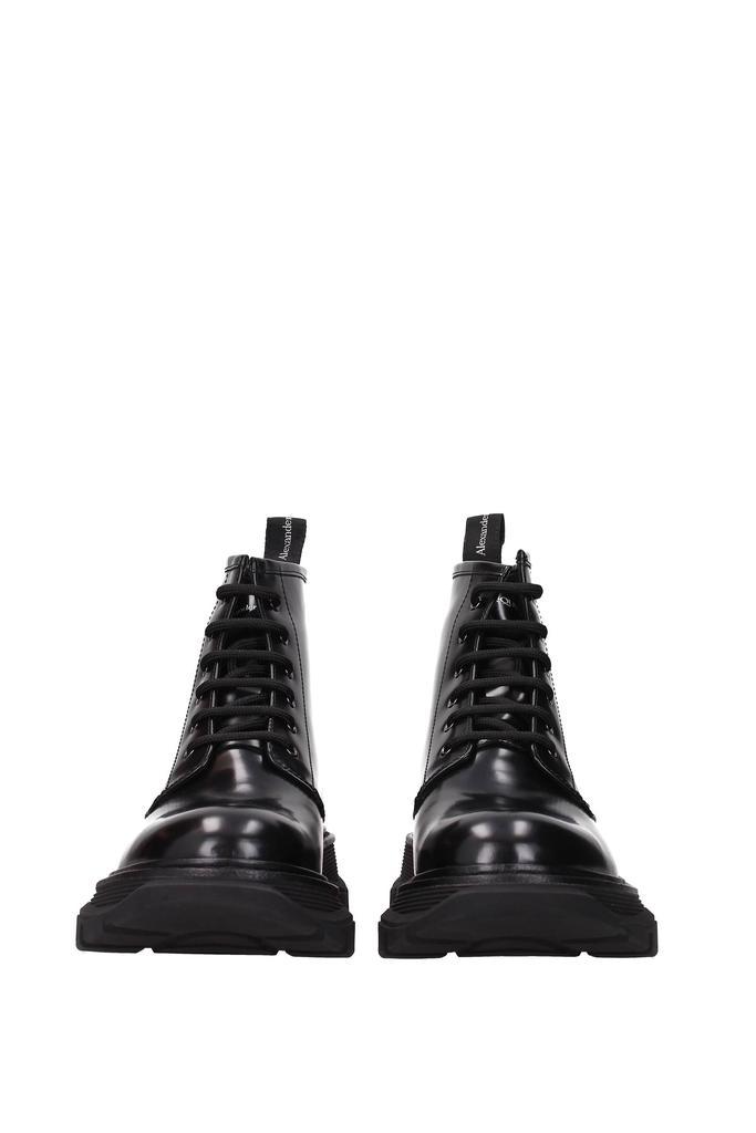 商品Alexander McQueen|Ankle Boot Leather Black,价格¥2308,第5张图片详细描述