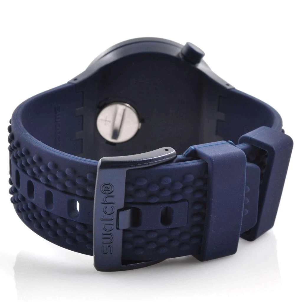 商品Swatch|Swatch Men's Watch - Big Bold Bbnavy Swiss Quartz Blue Dial Rubber Strap | SO27N100,价格¥819,第3张图片详细描述