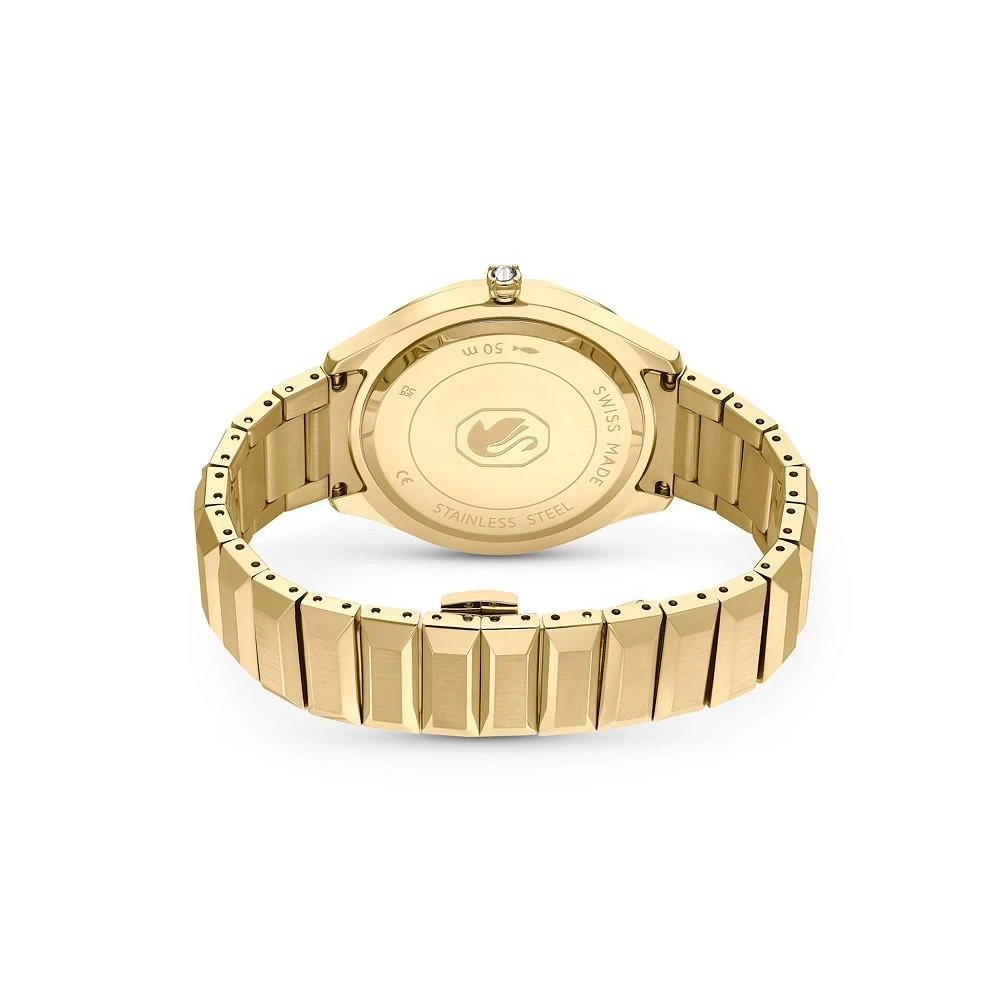 商品Swarovski|Women's Quartz Gold Metal Watch, Swiss Made 37mm,价格¥3991,第3张图片详细描述