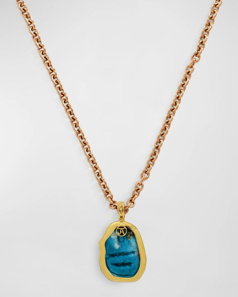 商品Jorge Adeler|Men's 18K Yellow Gold Scarab Pendant,价格¥38447,第3张图片详细描述