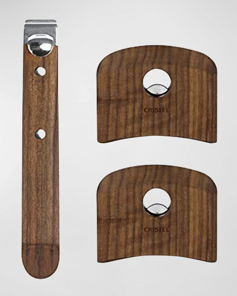 商品Cristel|Walnut Wood Handle Set,价格¥1172,第1张图片