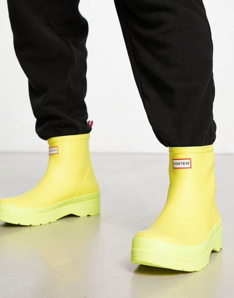 商品Hunter|Hunter play short boot in yellow,价格¥452,第3张图片详细描述