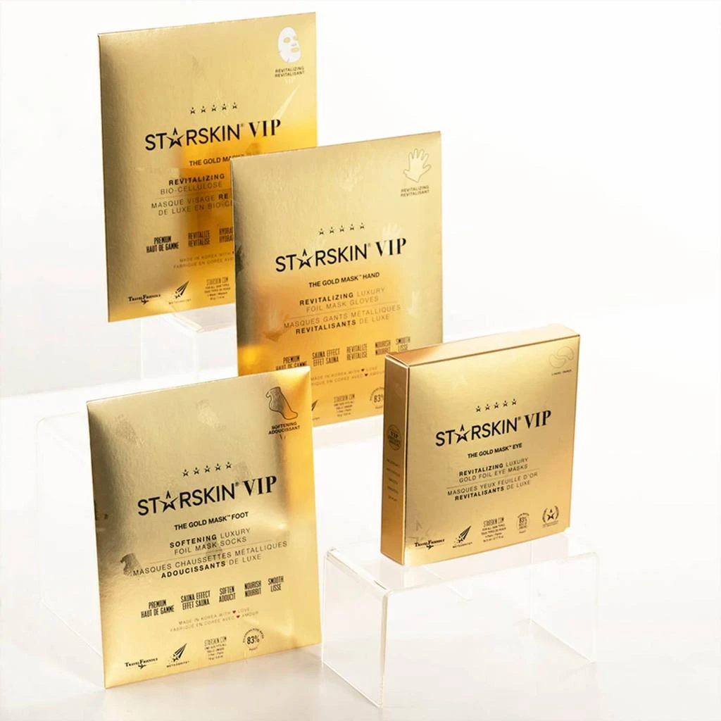 STARSKIN VIP The Gold Mask Hand Revitalizing Luxury Foil Mask Gloves 商品