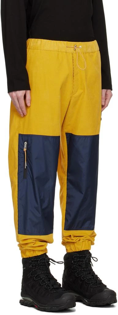 商品Moncler|Yellow Colorblock Lounge Pants,价格¥6875,第2张图片详细描述