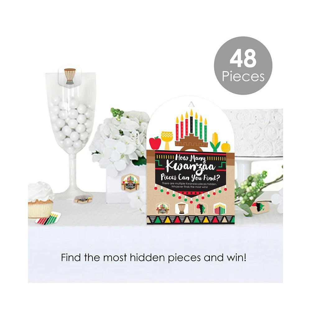 商品Big Dot of Happiness|Happy Kwanzaa - African Heritage Holiday Party Scavenger Hunt Hide and Find Game,价格¥119,第2张图片详细描述