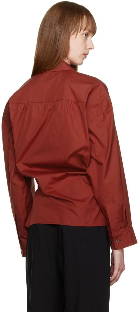 商品Lemaire|Red Twisted Shirt,价格¥3609,第3张图片详细描述