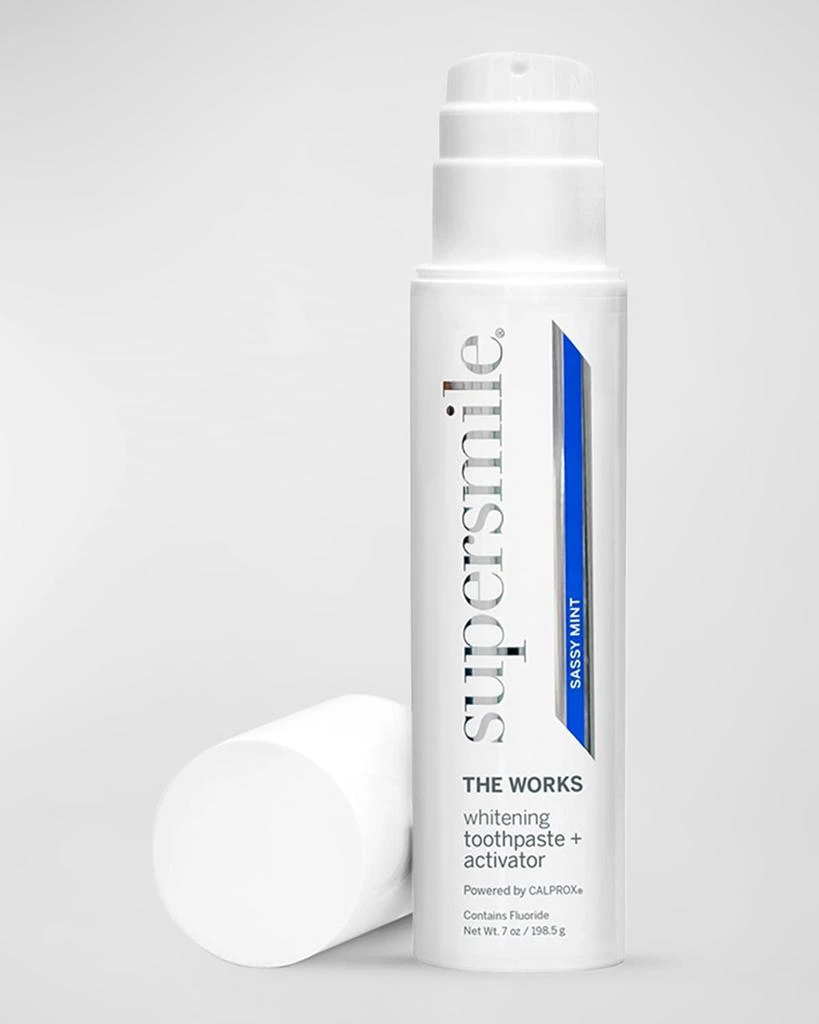 商品Supersmile|The Works Whitening Toothpaste + Activator, 7 oz.,价格¥688,第2张图片详细描述