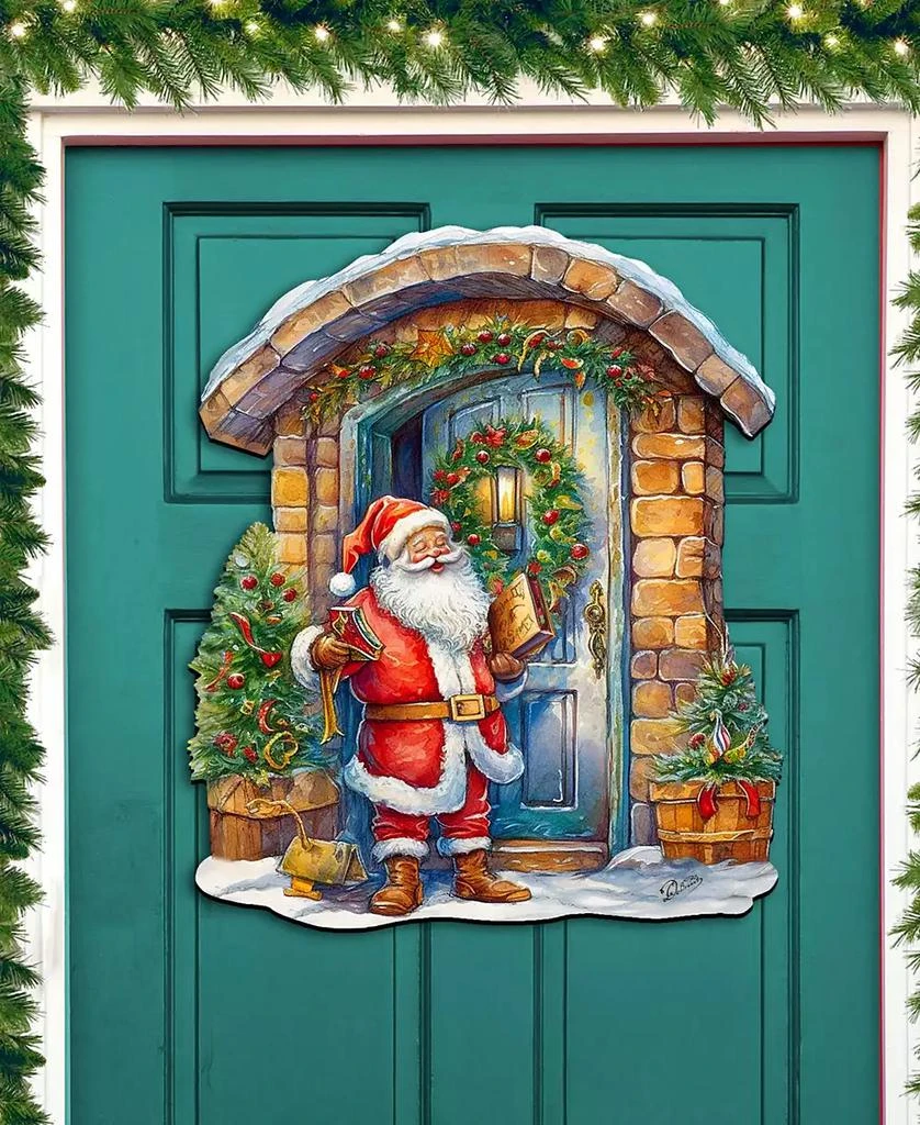 商品Designocracy|Joyful Moments at the Christmas Wooden Door Decor Wall Decor G. DeBrekht,价格¥434,第3张图片详细描述