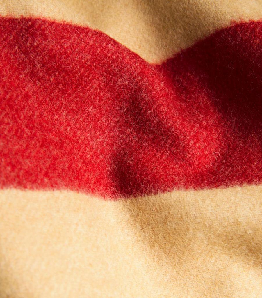 Striped Blanket Poncho商品第5张图片规格展示