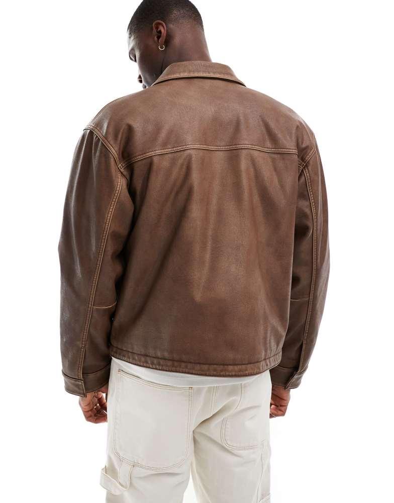 Abercrombie & Fitch Abercrombie & Fitch cropped zip front washed