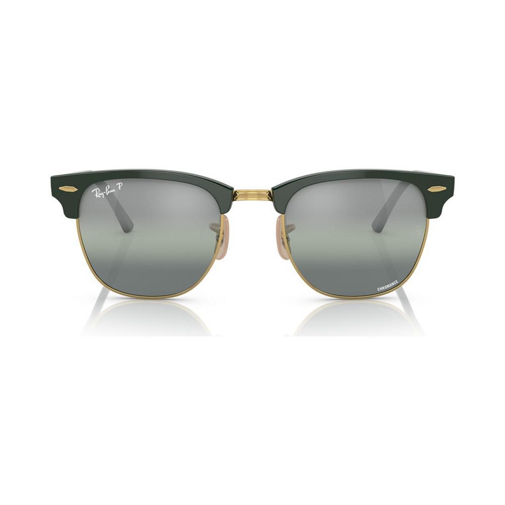 商品Ray-Ban|Unisex Polarized Sunglasses, Clubmaster Chromance,价格¥1755,第5张图片详细描述