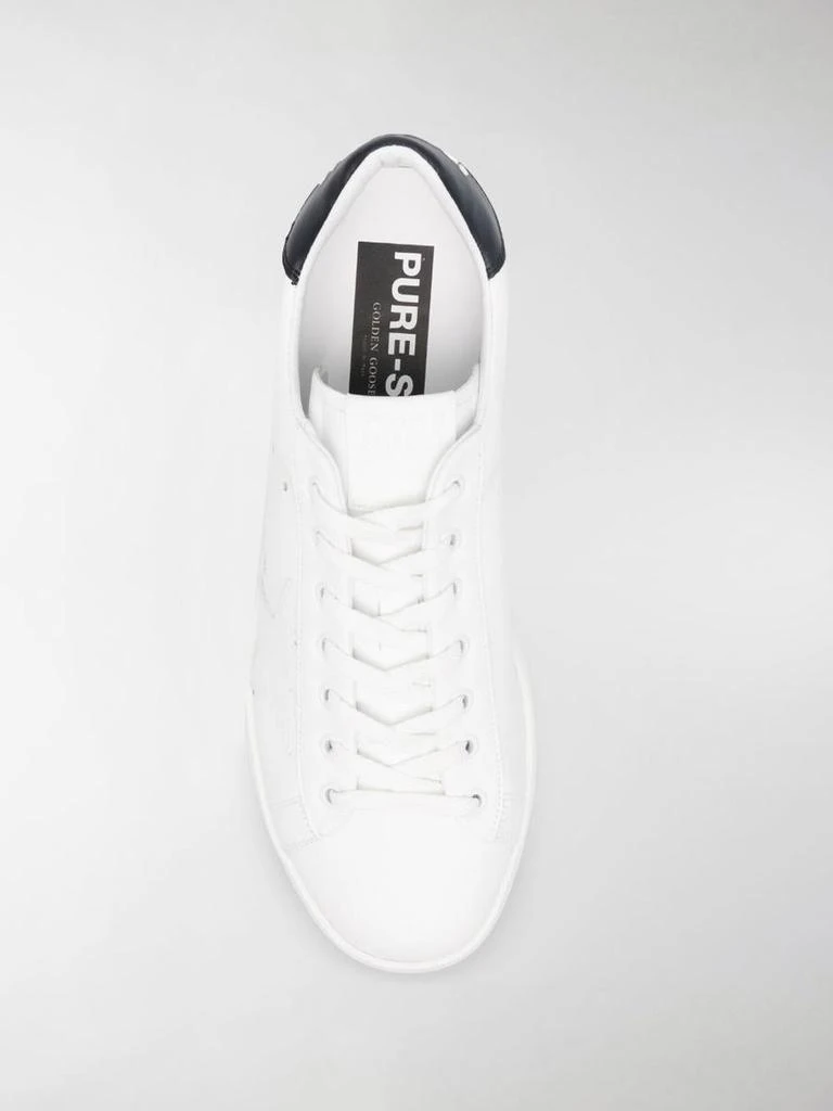 商品Golden Goose|GOLDEN GOOSE Pure Star leather sneakers,价格¥2463,第2张图片详细描述