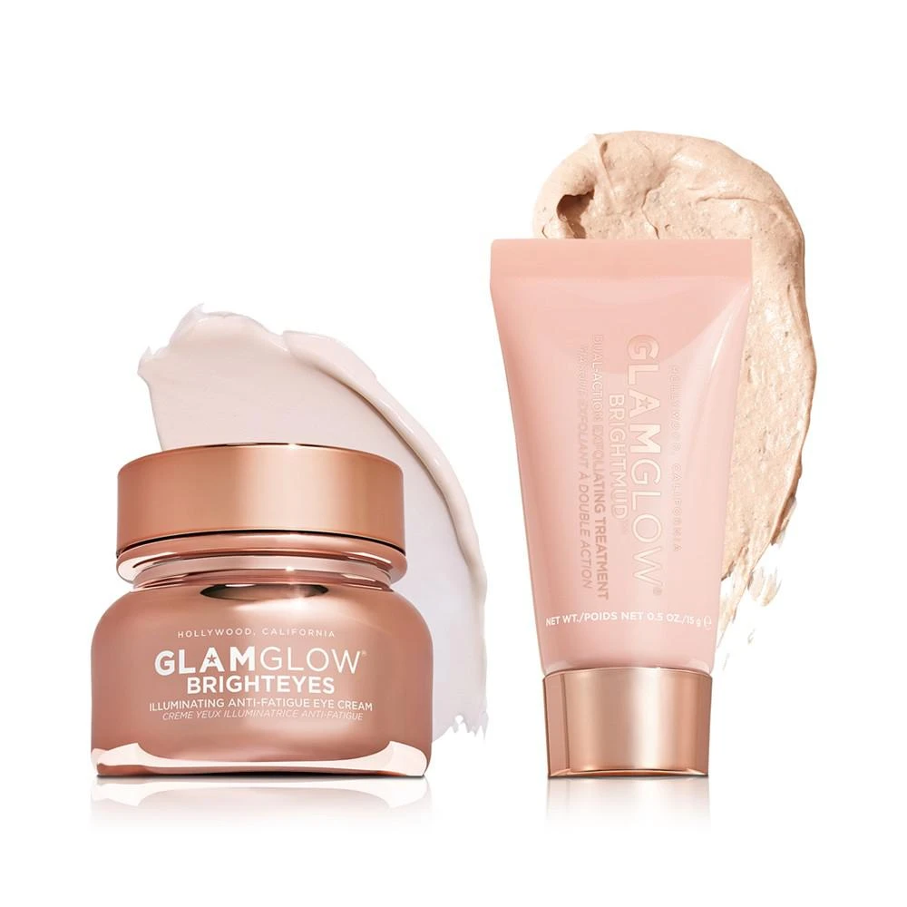 商品Glamglow|2-Pc. Rosé Glow Eye Cream & Face Mask Set,价格¥157,第2张图片详细描述